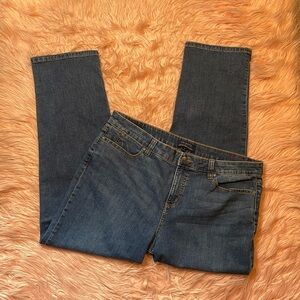 Talbots Blue‎ Denim Simply Flattering 5 Pocket Jean Size 16 Woman’s
